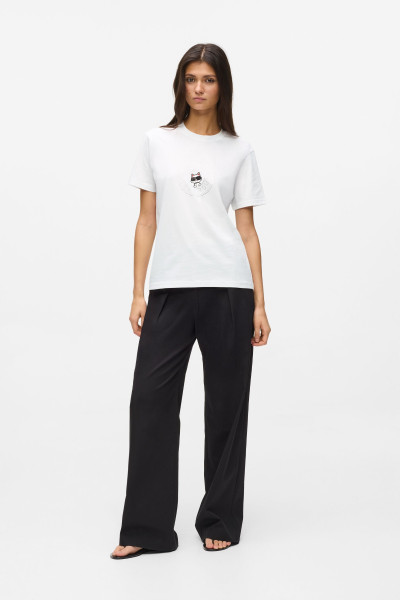 PÓLÓ KARL LAGERFELD IKON RS CIRCLE T-SHIRT - Kép 2