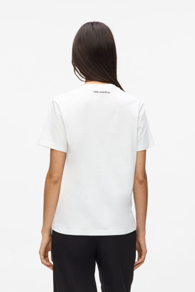 PÓLÓ KARL LAGERFELD IKON RS CIRCLE T-SHIRT - Kép 3