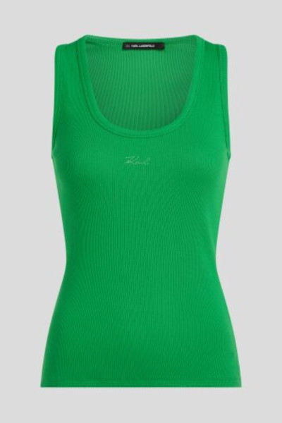 TOP KARL LAGERFELD ESSENTIAL LOGO COMMERCIAL TANK - Kép 1