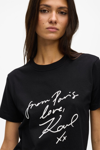 TRIČKO KARL LAGERFELD WITH LOVE T-SHIRT - Fotografia č. 4