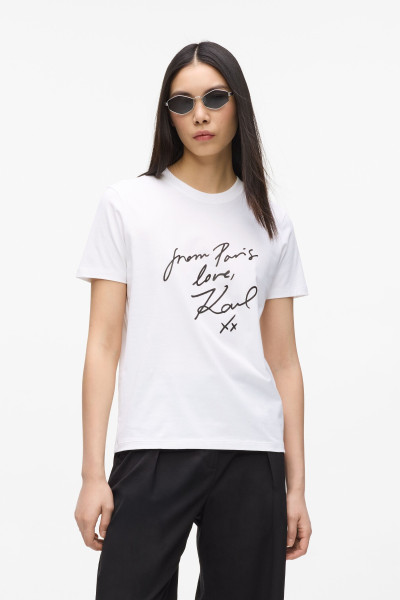 TRIČKO KARL LAGERFELD WITH LOVE T-SHIRT - Fotografia č. 1