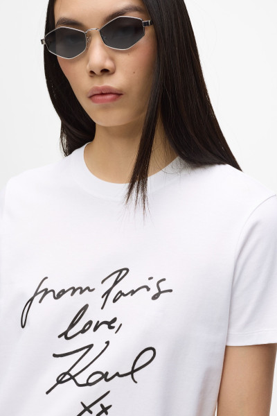 TRIČKO KARL LAGERFELD WITH LOVE T-SHIRT - Fotografia č. 4