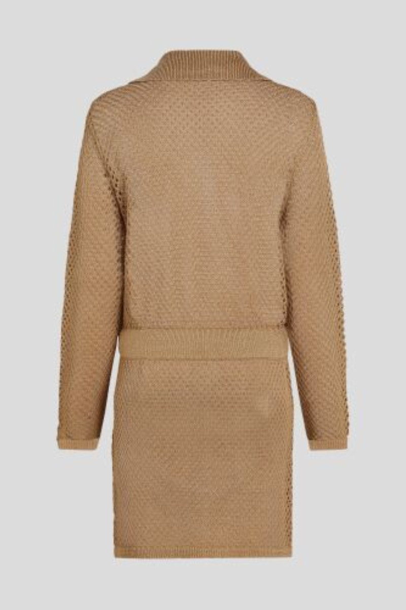 Kardigán Karl Lagerfeld Crochet Knit Cardigan Nougat