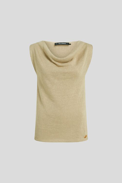 TOP KARL LAGERFELD LINEN TANK - Fotografia č. 1