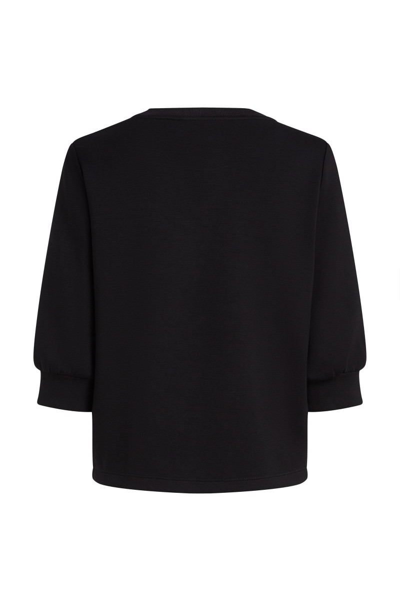 Mikina Karl Lagerfeld Embellished Sweatshirt Black