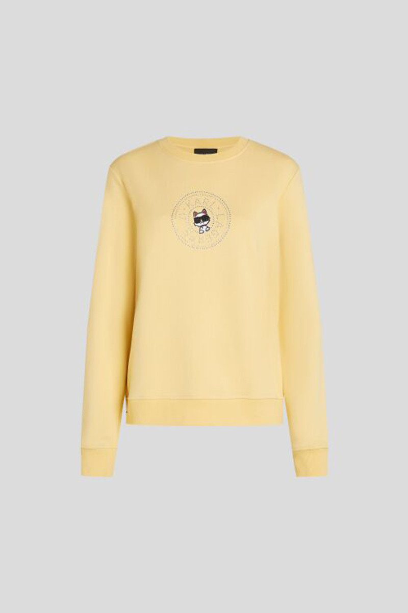 Mikina Karl Lagerfeld Ikon Rs Circle Sweatshirt Sunlight