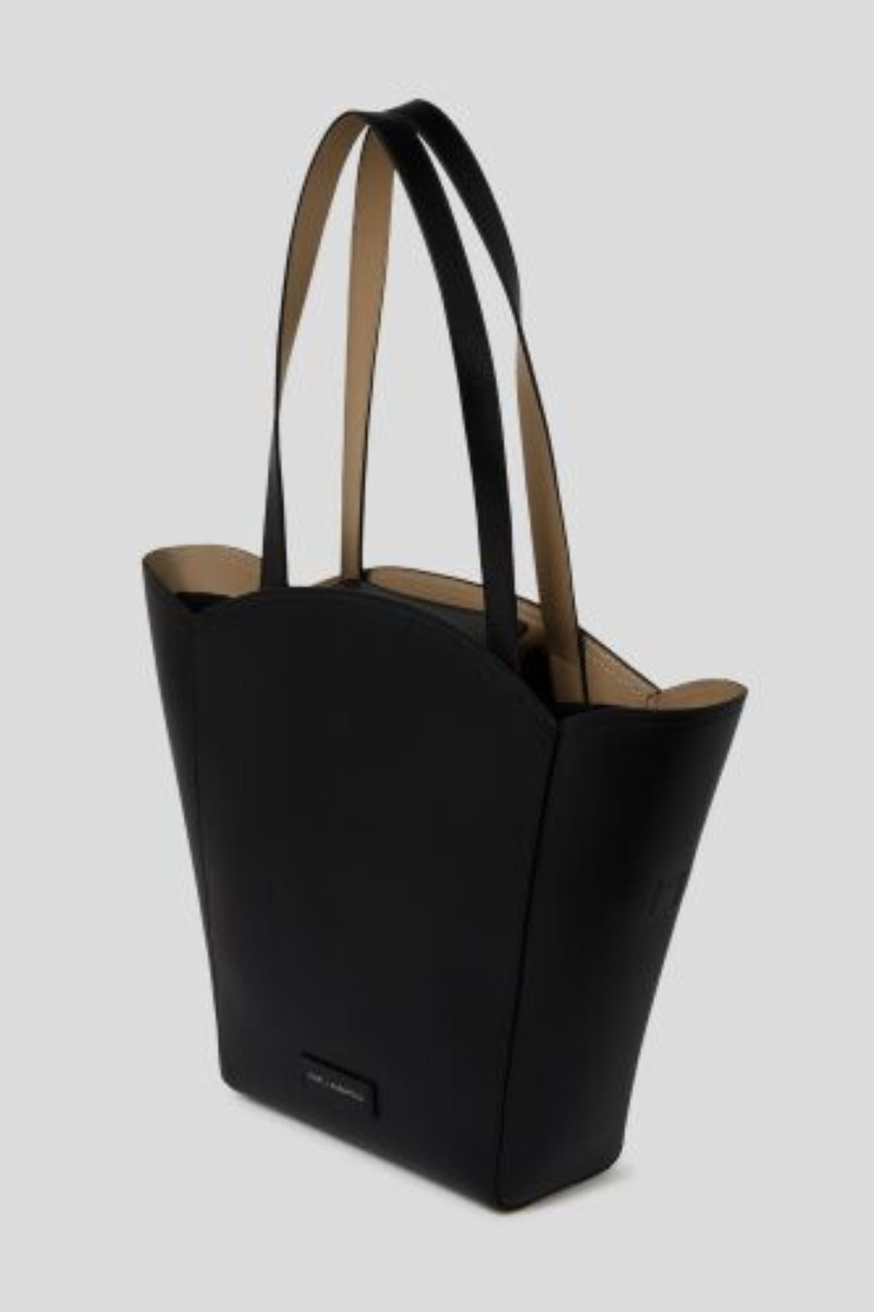 Kabelka Karl Lagerfeld K/Circle Md Tulip Tote Perf Black-Nickel