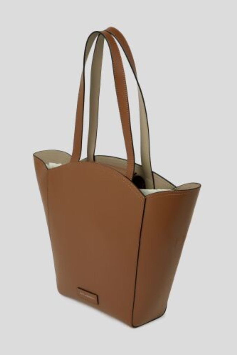 Kabelka Karl Lagerfeld K/Circle Md Tulip Tote Perf Dark Tan