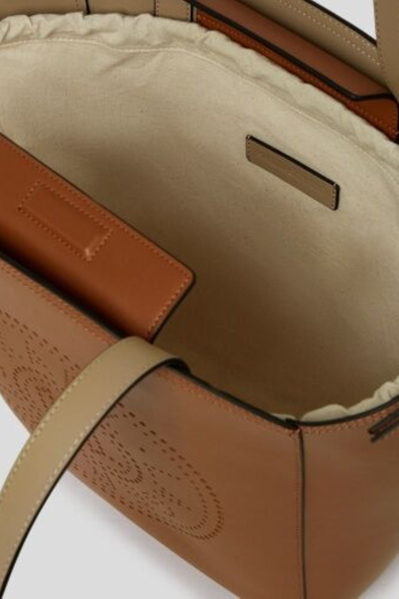 Kabelka Karl Lagerfeld K/Circle Md Tulip Tote Perf Dark Tan