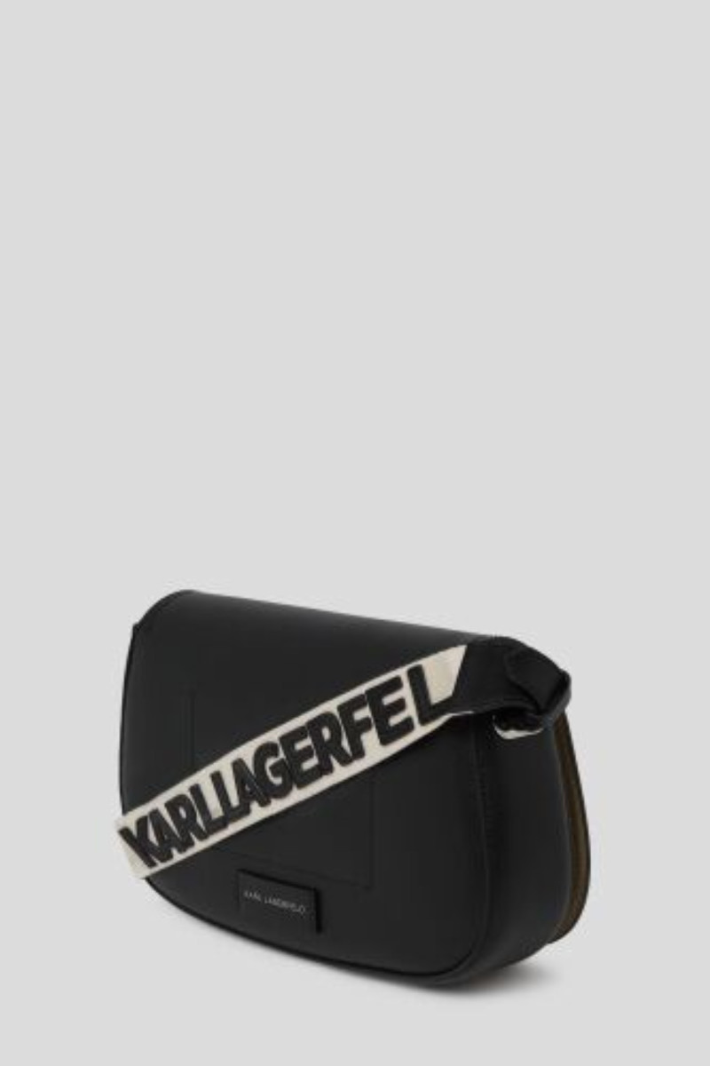Crossbody Karl Lagerfeld K/Circle Saddle Cb Perforated Black-Nickel