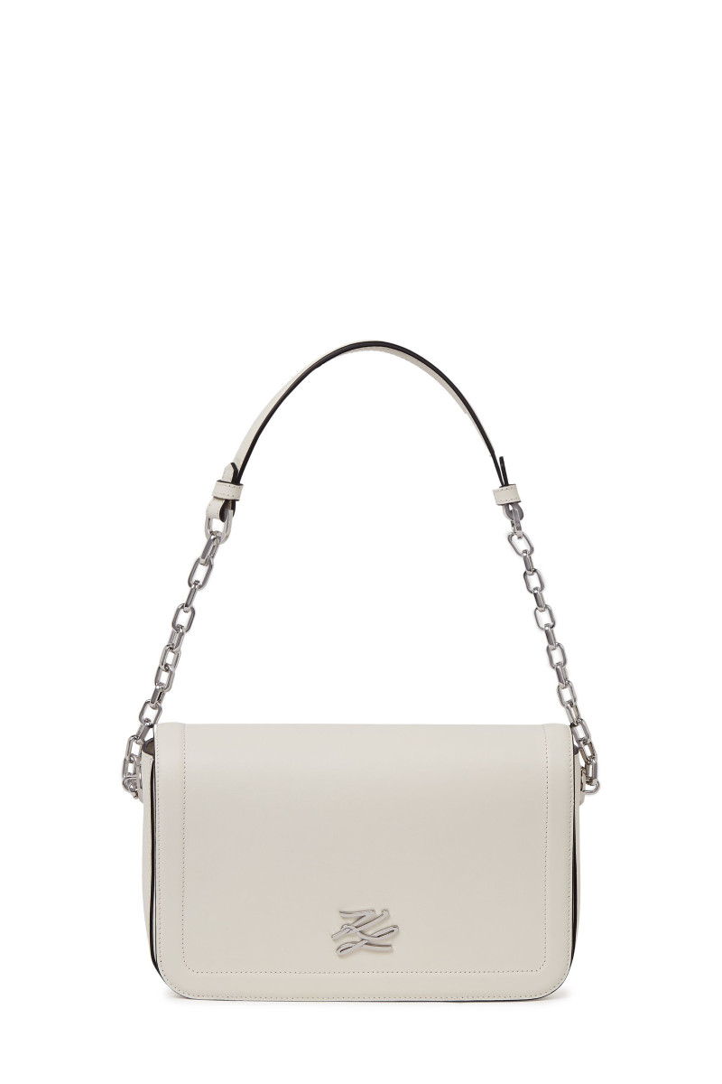Kabelka Karl Lagerfeld K/Autograph Md Flap Shb Off White