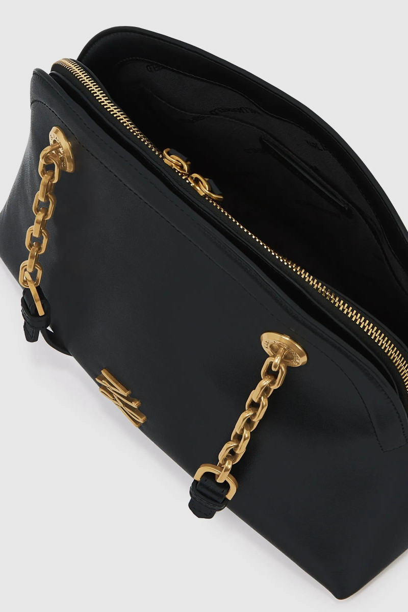 Kabelka Karl Lagerfeld K/Autograph Md Bowling Shb Black/Gold