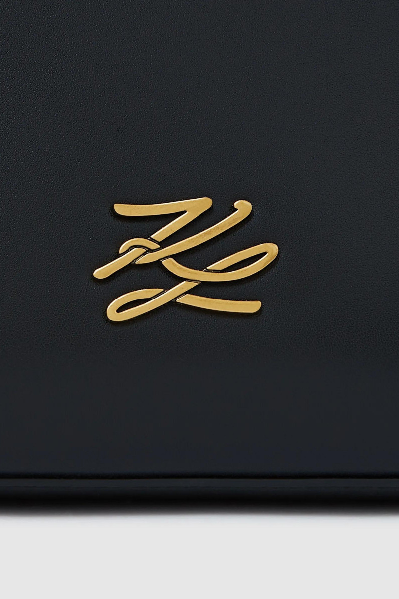 Kabelka Karl Lagerfeld K/Autograph Md Bowling Shb Black/Gold