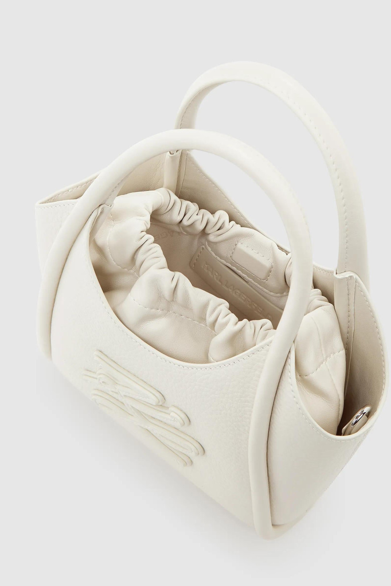 Kabelka Karl Lagerfeld K/Autograph Patch Mini Tote Off White