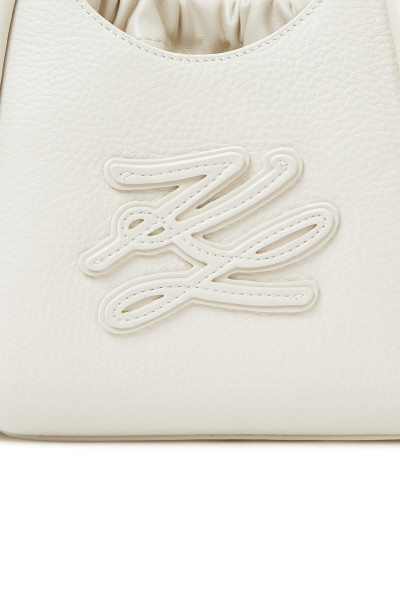 KABELKA KARL LAGERFELD K/AUTOGRAPH PATCH MINI TOTE - Fotografie č. 5