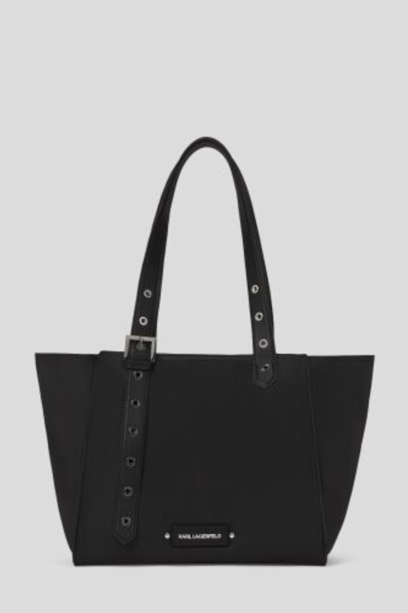 Kabelka Karl Lagerfeld K/Eyelets Lg Tote Black-Nickel