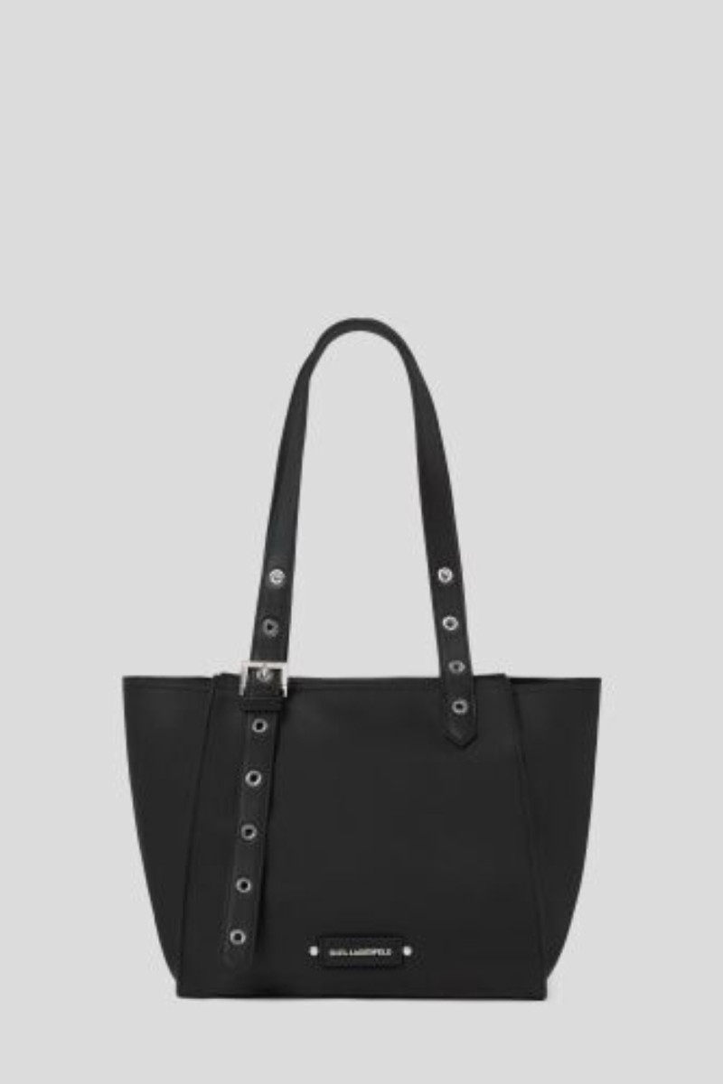 Kabelka Karl Lagerfeld K/Eyelets Md Tote Black-Nickel