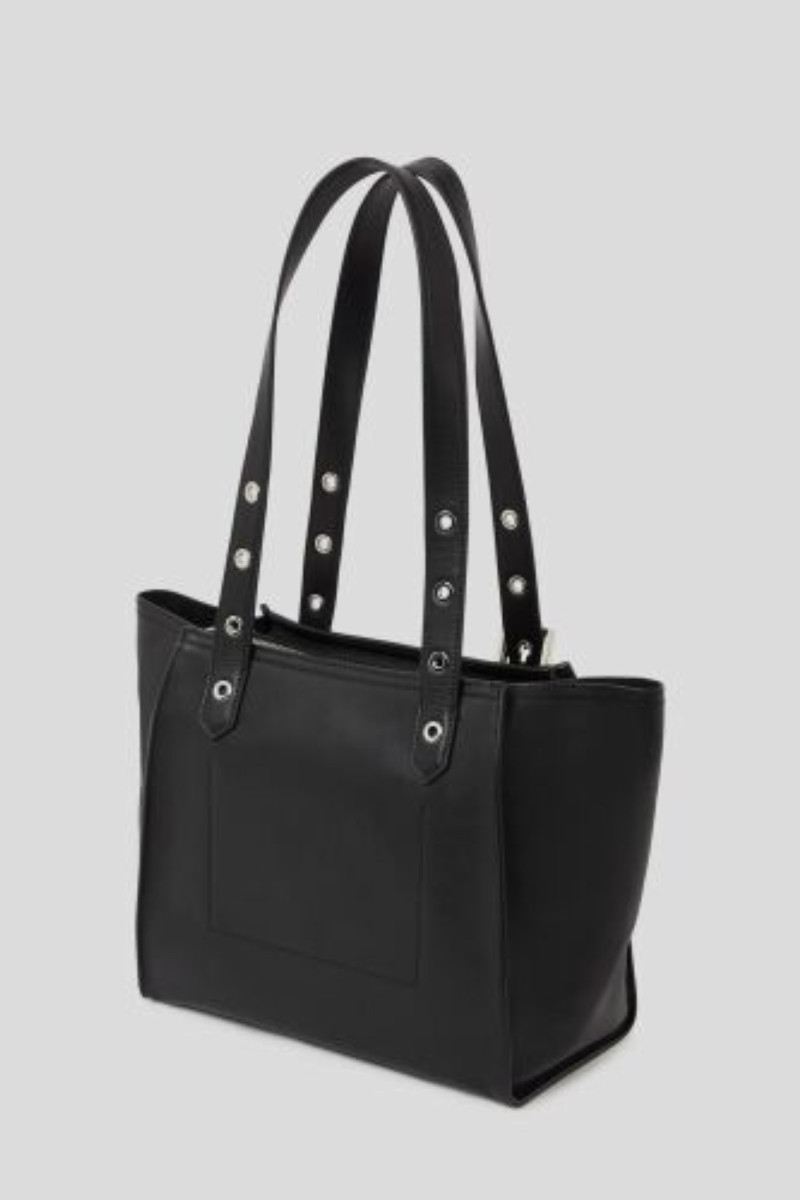Kabelka Karl Lagerfeld K/Eyelets Md Tote Black-Nickel
