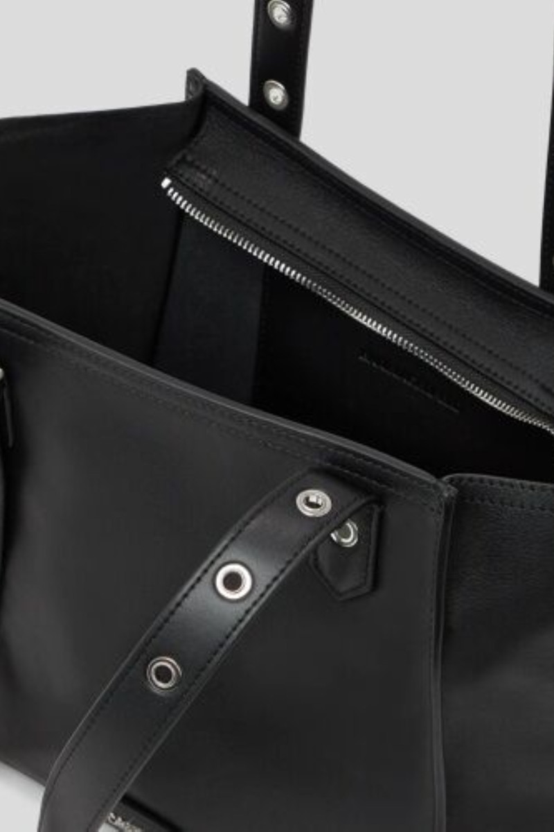 Kabelka Karl Lagerfeld K/Eyelets Md Tote Black-Nickel