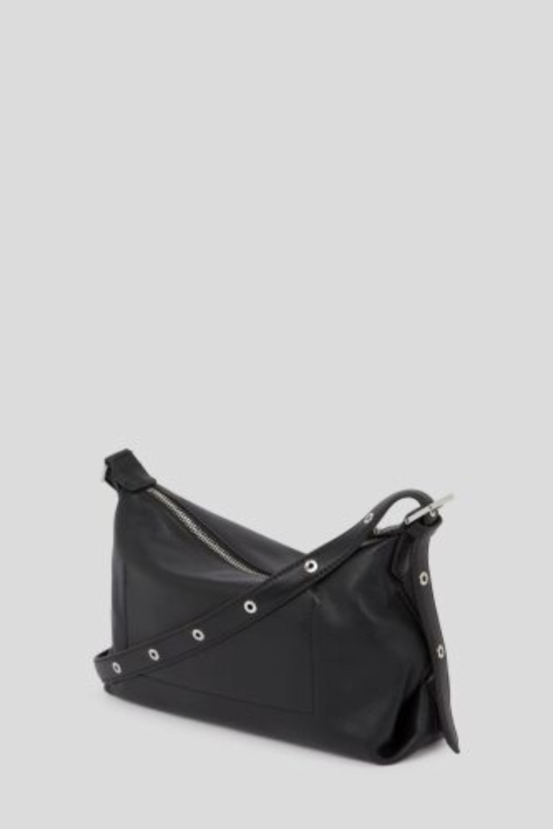 Crossbody Karl Lagerfeld K/Eyelets Sm Zip Crossbody Black-Nickel