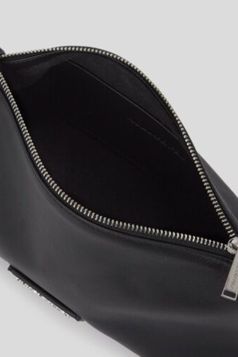 Crossbody Karl Lagerfeld K/Eyelets Sm Zip Crossbody Black-Nickel