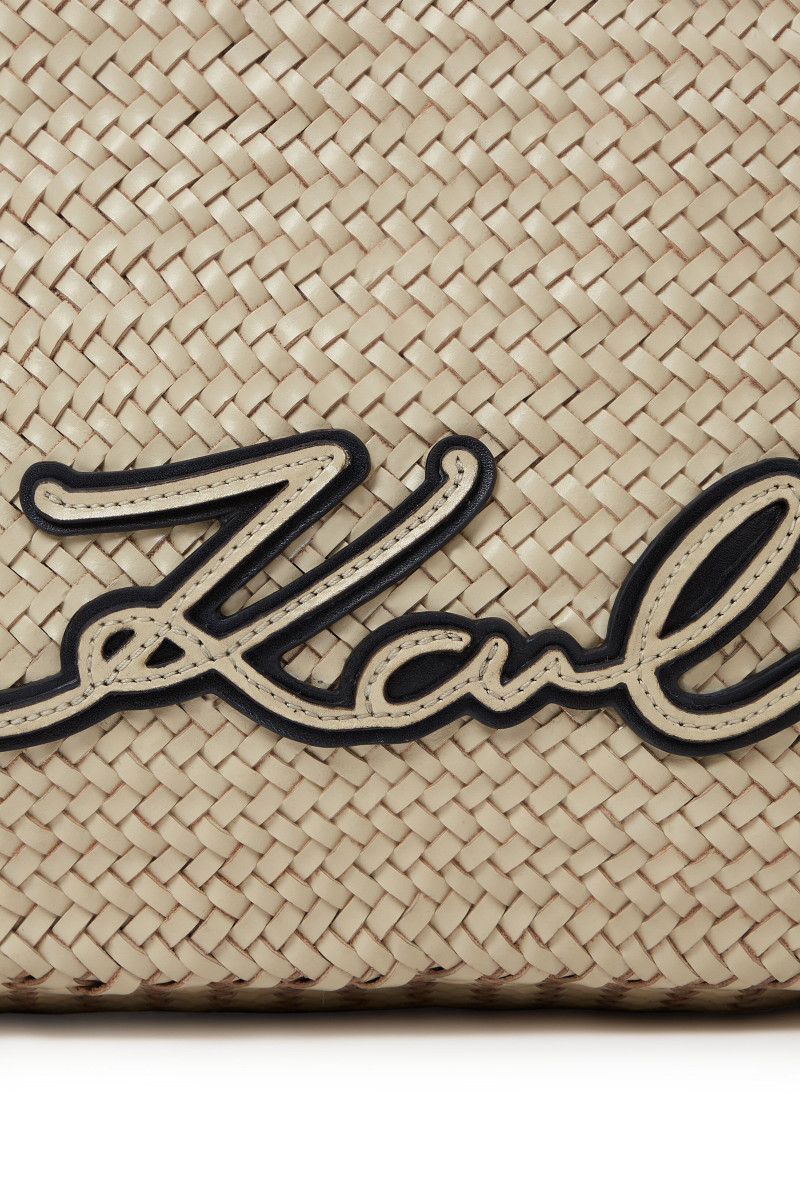 Taška Karl Lagerfeld K/Signature Braid Md Tote Safari