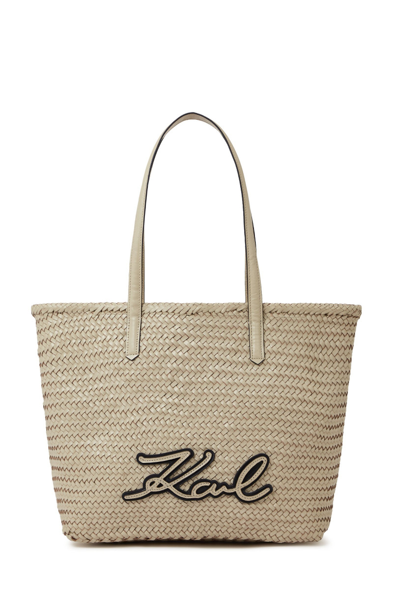 Taška Karl Lagerfeld K/Signature Braid Md Tote Safari