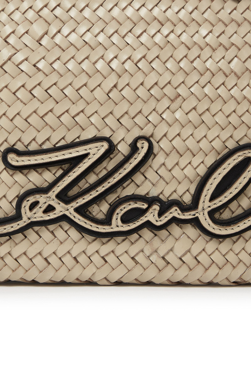 Kabelka Karl Lagerfeld K/Signature Braid Sm Tote Safari