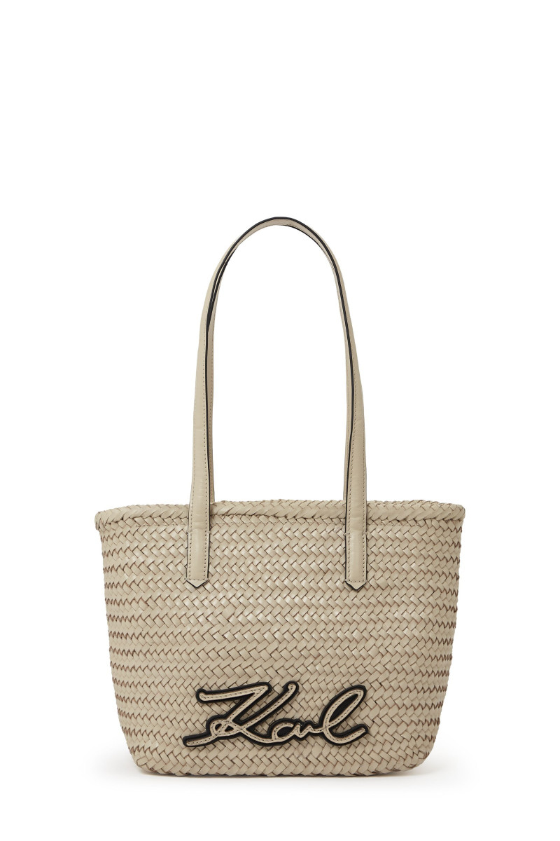 Kabelka Karl Lagerfeld K/Signature Braid Sm Tote Safari