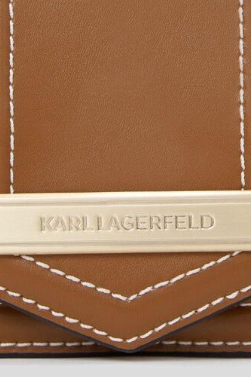 Kabelka Karl Lagerfeld K/Nova Sm Cb Herr Canvas Natural Canvas Tan