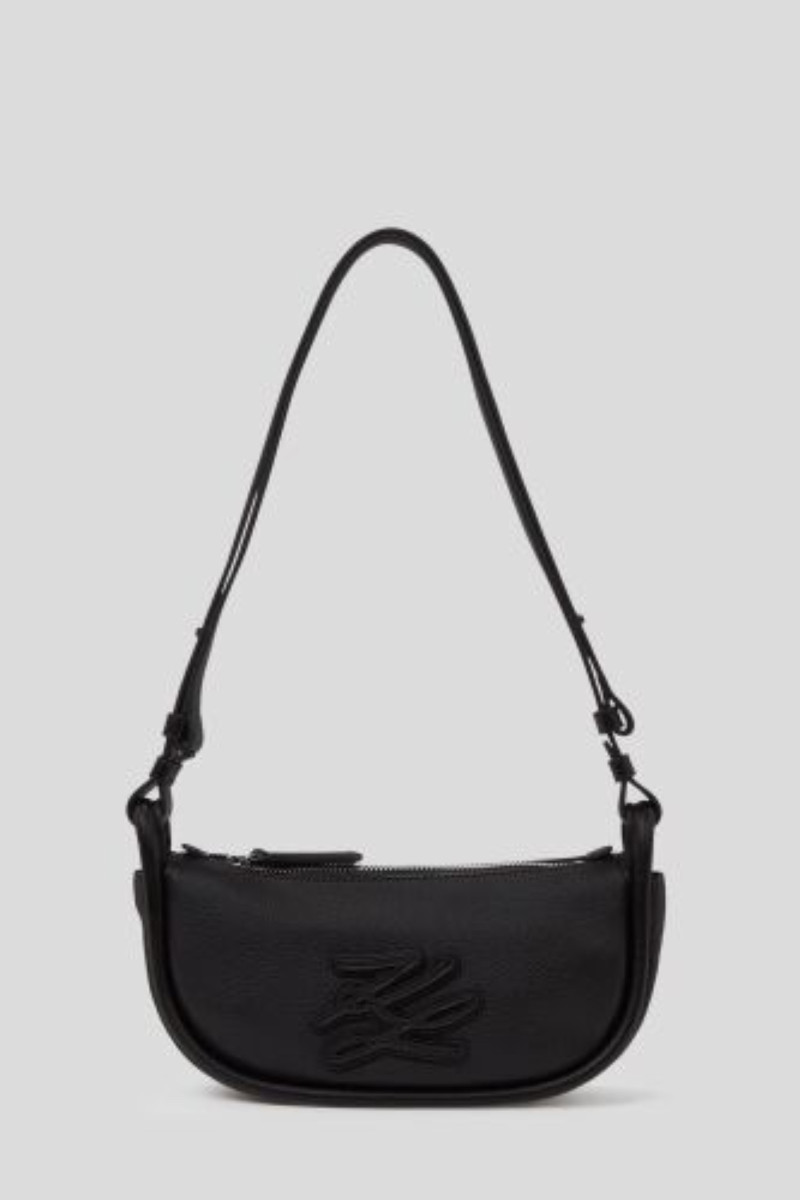 Crossbody Karl Lagerfeld K/Autograph Patch Sm Zip Cb Black-Nickel