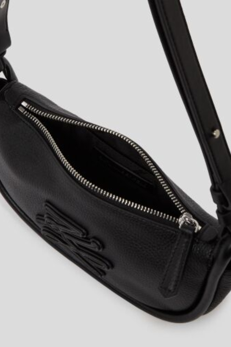 Crossbody Karl Lagerfeld K/Autograph Patch Sm Zip Cb Black-Nickel