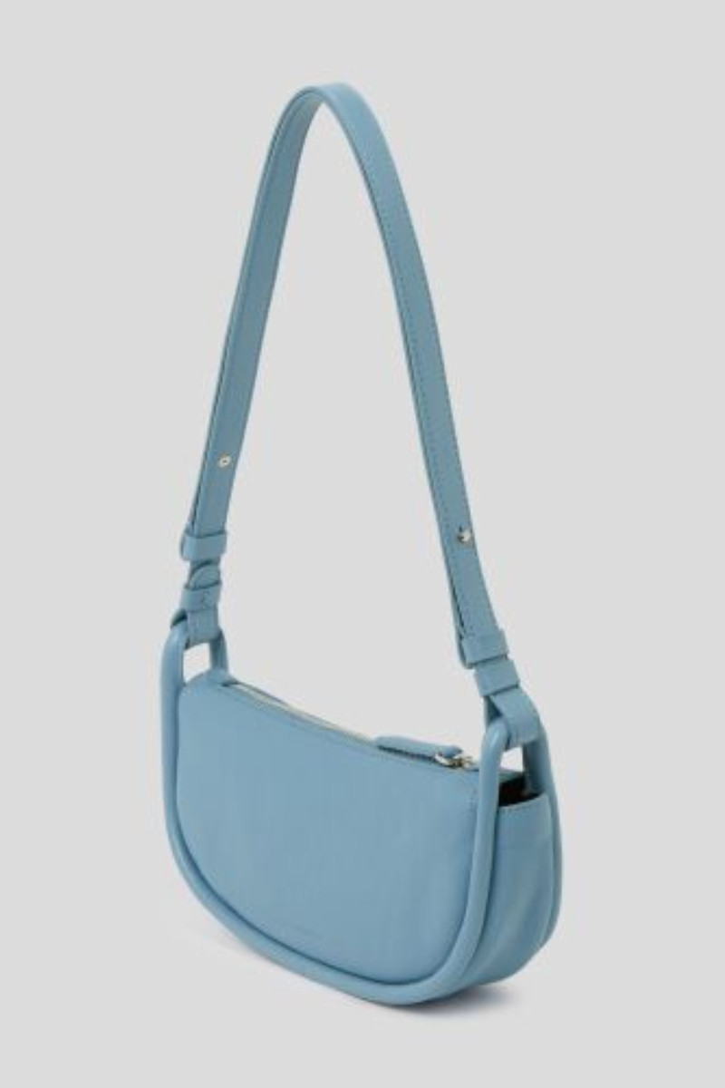 Crossbody Karl Lagerfeld K/Autograph Patch Sm Zip Cb Blue Bloom