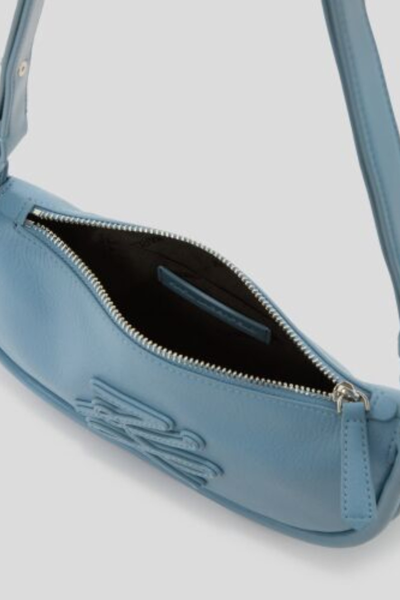 Crossbody Karl Lagerfeld K/Autograph Patch Sm Zip Cb Blue Bloom