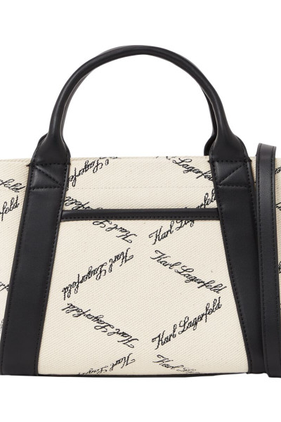 KABELKA KARL LAGERFELD K/VILLE SM TOTE EMB CANVAS - Fotografia č. 3