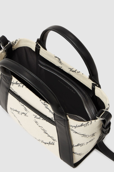 KABELKA KARL LAGERFELD K/VILLE SM TOTE EMB CANVAS - Fotografia č. 5