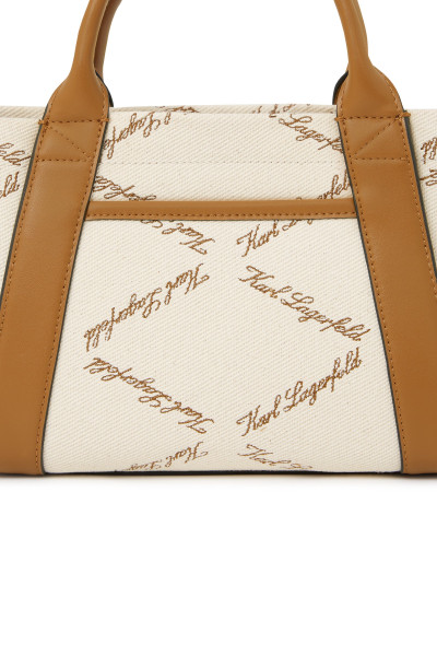 KABELKA KARL LAGERFELD K/VILLE SM TOTE EMB CANVAS - Fotografia č. 5