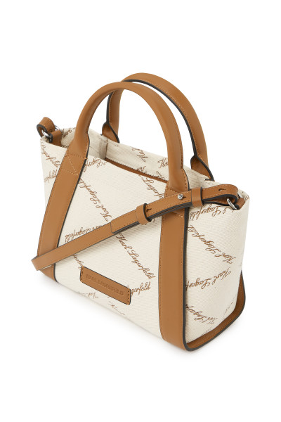 KABELKA KARL LAGERFELD K/VILLE SM TOTE EMB CANVAS - Fotografia č. 3