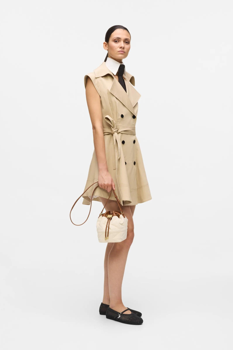 Kabelka Karl Lagerfeld Kl X Av Kuilt Bucket Canvas Natural