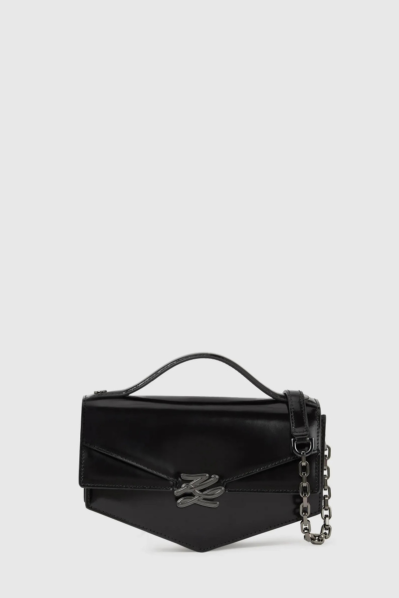 Kabelka Karl Lagerfeld K/Studio Autograph Sm Cb Spz Black-Nickel