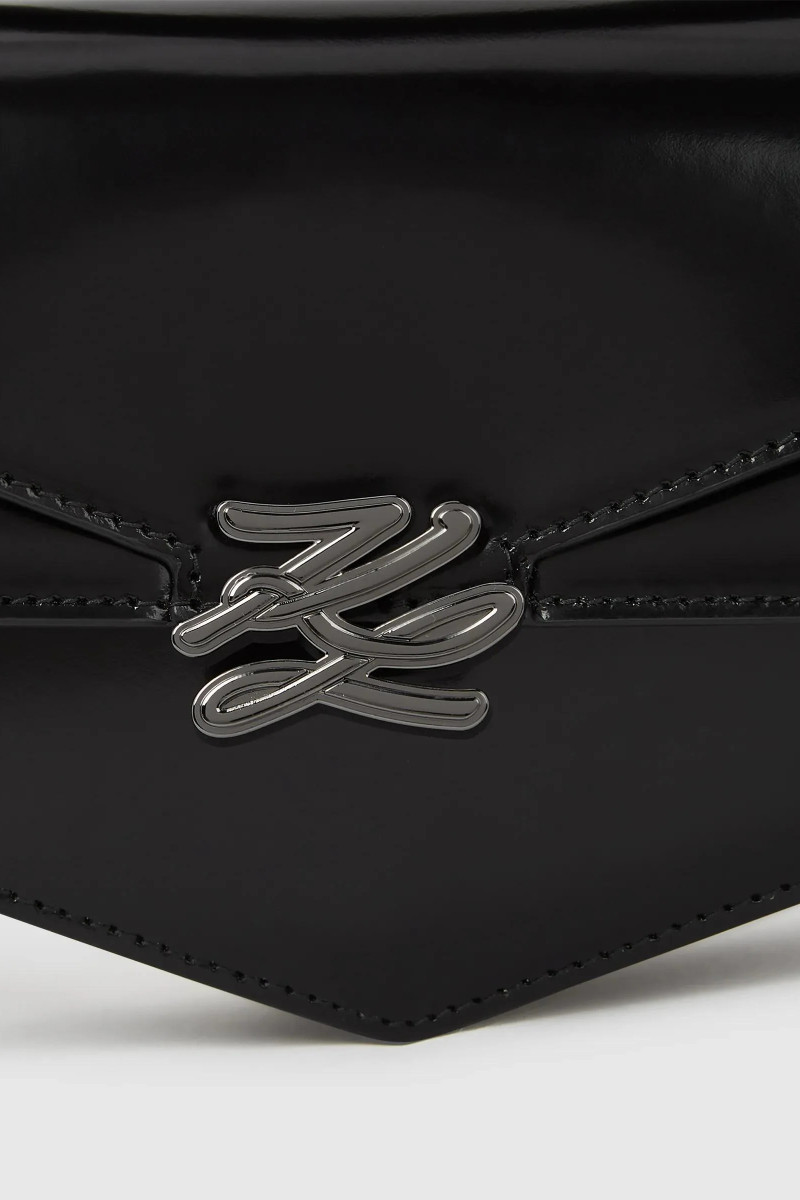 Kabelka Karl Lagerfeld K/Studio Autograph Sm Cb Spz Black-Nickel