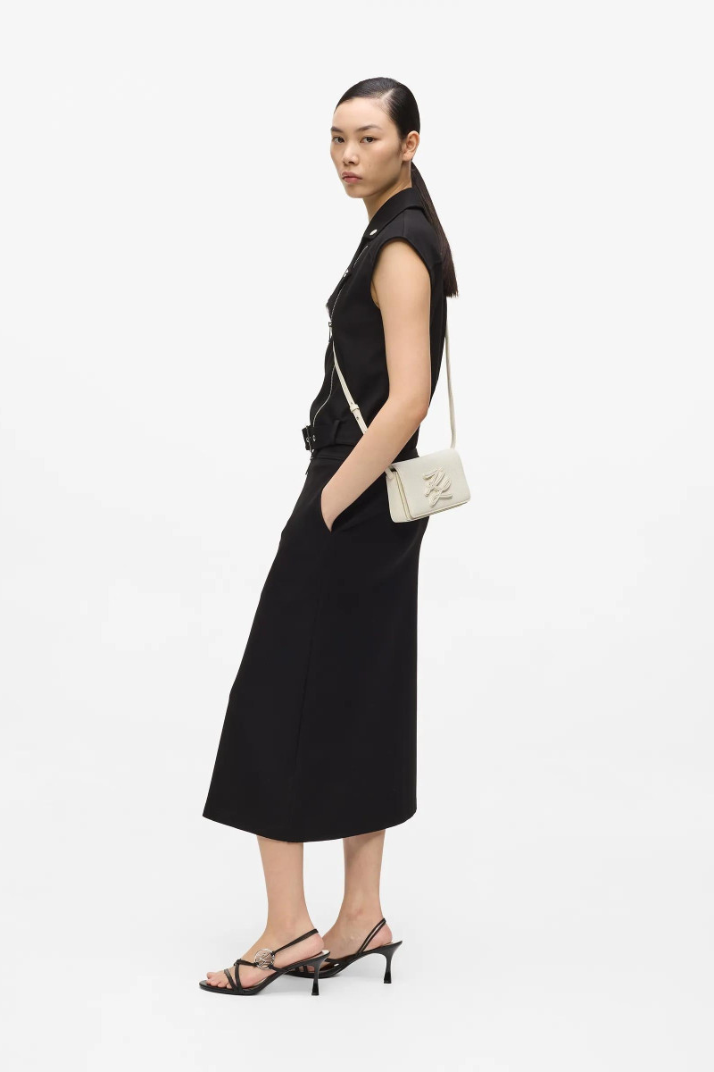 Crossbody Karl Lagerfeld K/Autograph Patch Mini Flap Cb Off White