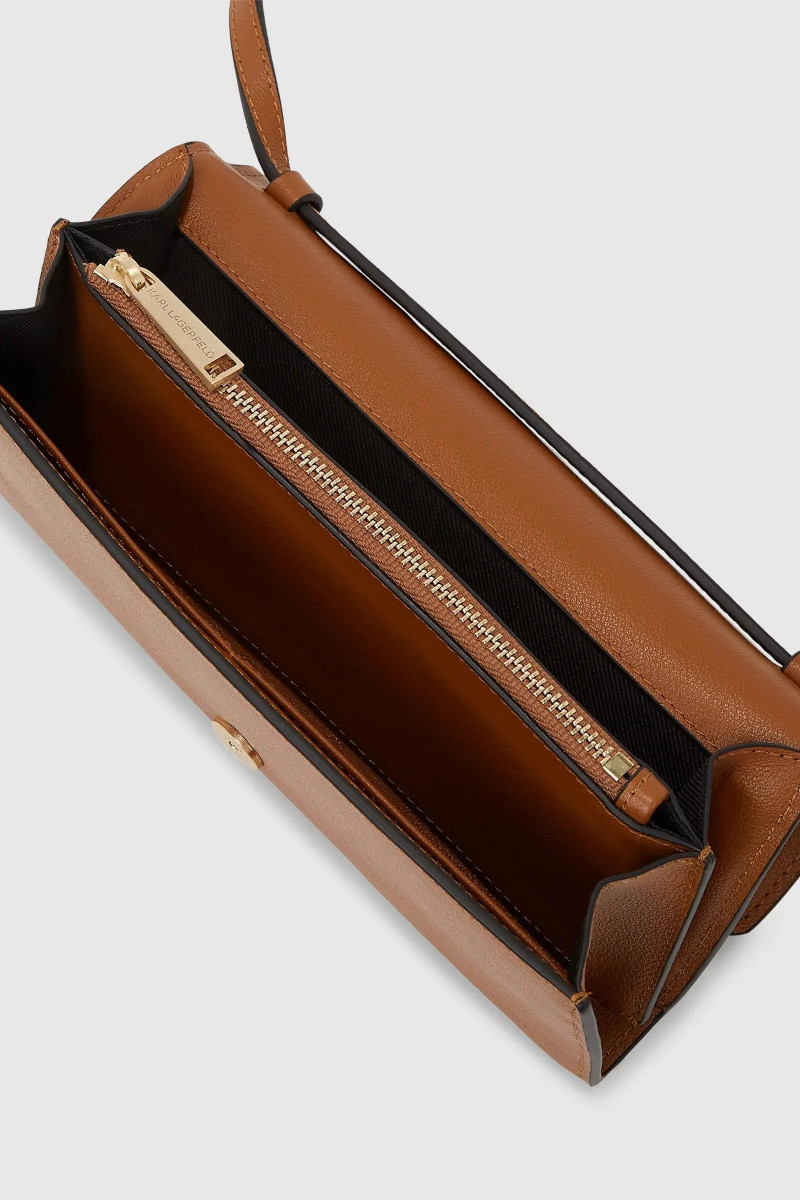 Kabelka Karl Lagerfeld K/Signature Mini Cb Herr Cnv Natural Canvas Tan