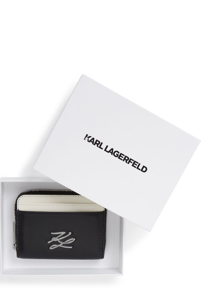 PEŇAŽENKA KARL LAGERFELD K/AUTOGRAPH SM ZIP WALLET - Fotografia č. 3