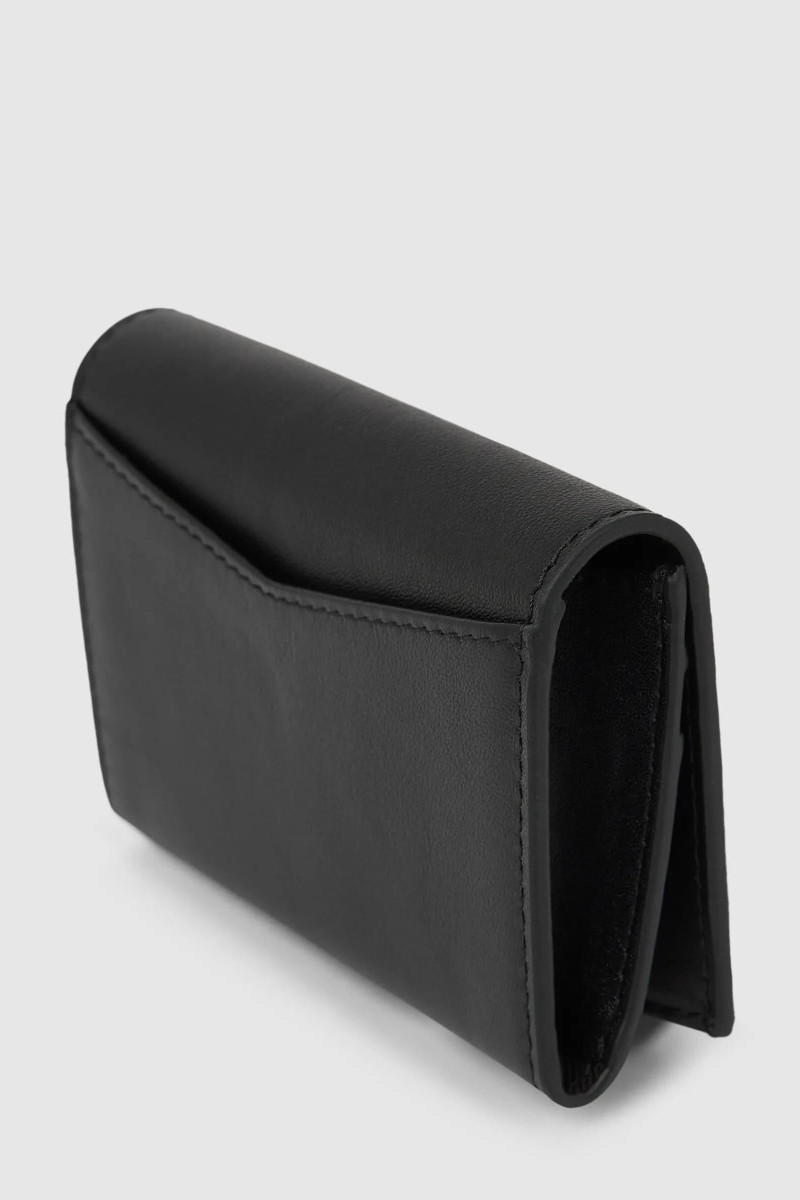 Peňaženka Karl Lagerfeld K/Signature Sm Slm Bfl Wlt Gp Black-Nickel
