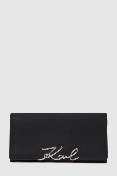 PÉNZTÁRCA KARL LAGERFELD K/SIGNATURE CONT FLAP WALLET - Kép 1