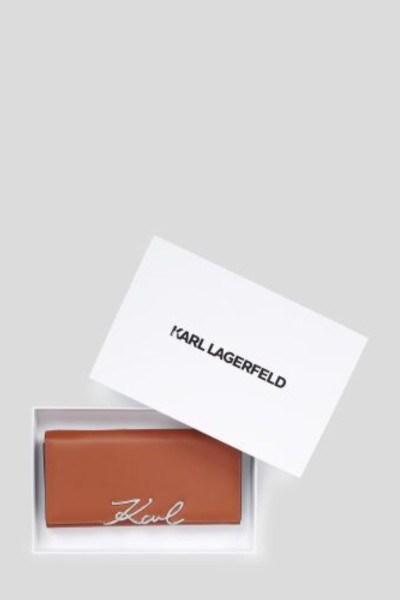 PEŇAŽENKA KARL LAGERFELD K/SIGNATURE CONT FLAP WALLET - Fotografia č. 4