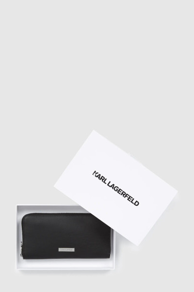 PEŇAŽENKA KARL LAGERFELD IKON SMOOTH OUTLINE CONT WLLT - Fotografia č. 4