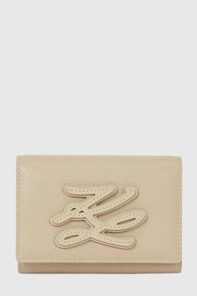 Peňaženka Karl Lagerfeld K/Autograph Patch Md Bfld Wllt Safari
