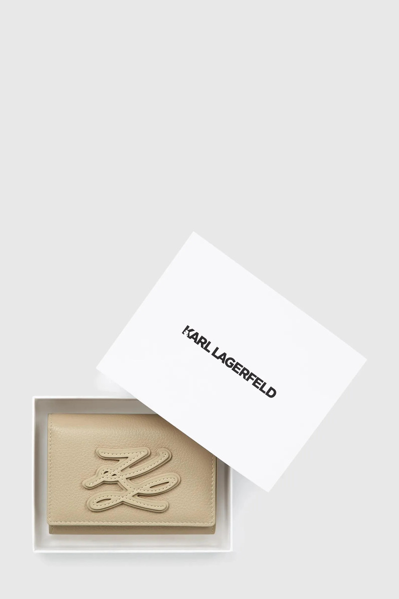 Peňaženka Karl Lagerfeld K/Autograph Patch Md Bfld Wllt Safari